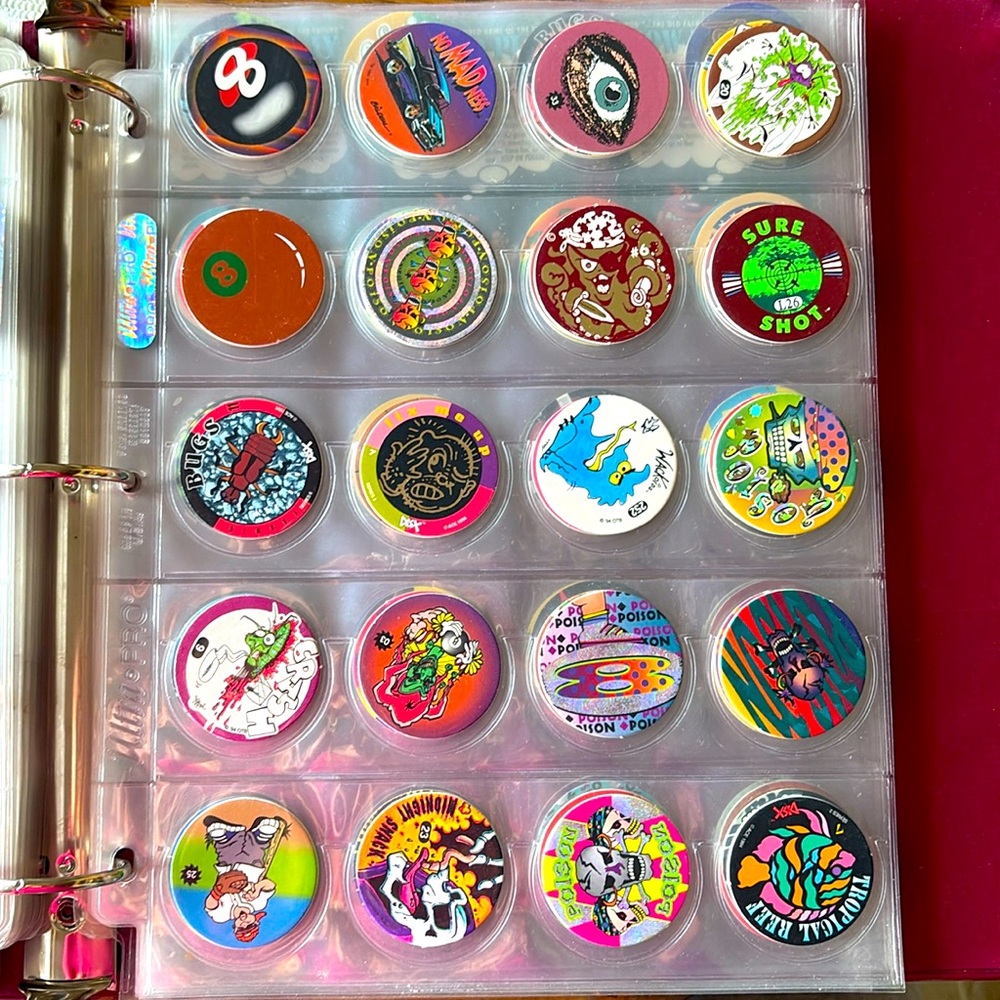 Vintage POG bottle caps